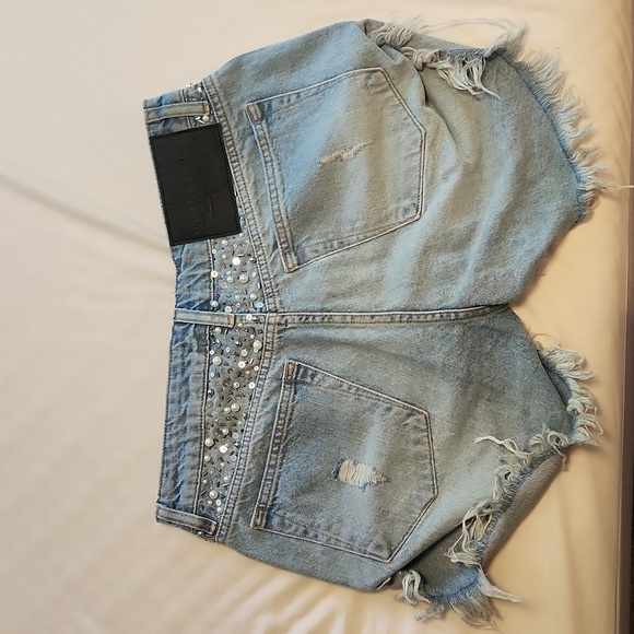 COPY - One teaspoon pearl beaded shorts - Picture 4 of 6